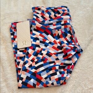 Lululemon Multicolor Geometric Leggings